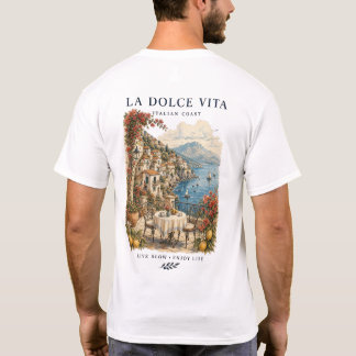 Camiseta La Dolce Vita Italien Küste Design