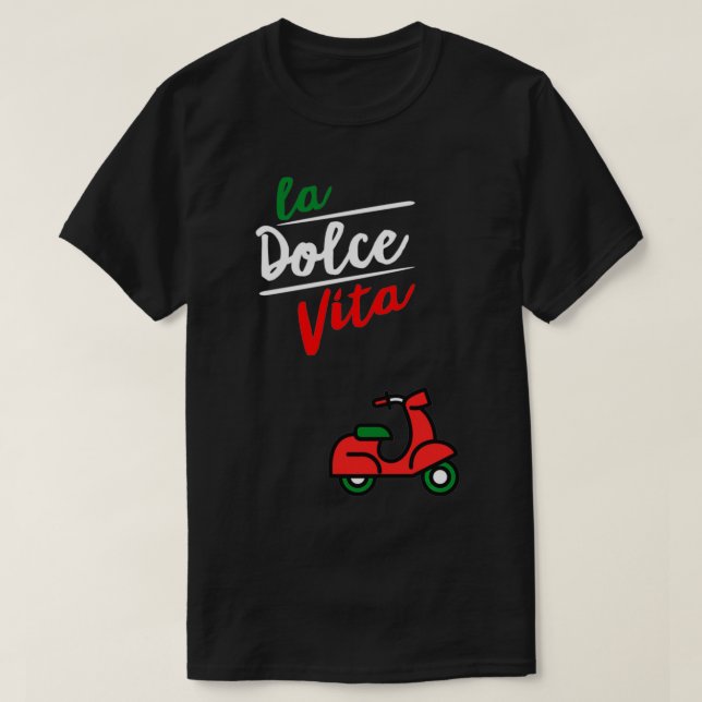 Camiseta La Dolce Vita, Italy  (Frente do Design)