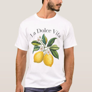 Camiseta La Dolce Vita Lemon Itália Summer Limoncello