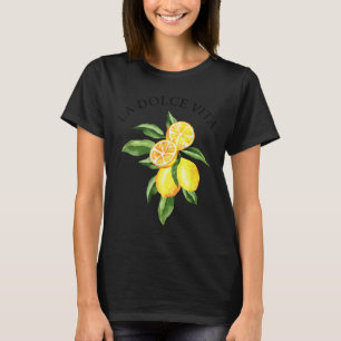 Camiseta La Dolce Vita Lemon Italiano Summer Limoncello Ama