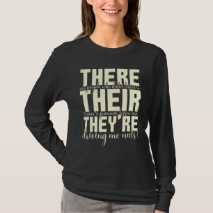 Camiseta Lá Está O Professor De Gramática Inglês