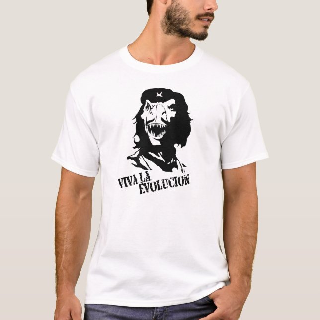 Camiseta La Evolucion - Dino de Viva (Frente)
