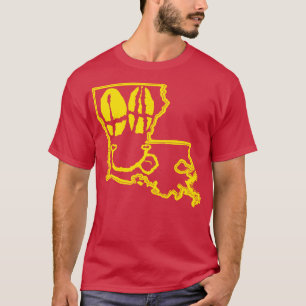 Camiseta LA Eyes Grunge Sorrindo Face Preto