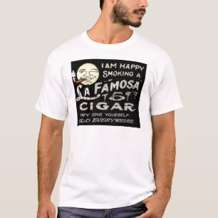 Camiseta La Famosa corrediça de lanterna mágica do vintag