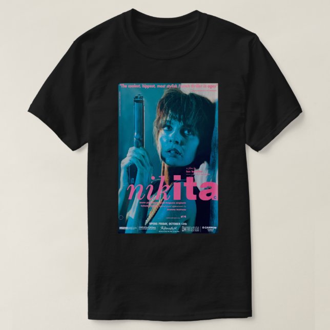 Camiseta La Femme Nikita Poster (Frente do Design)