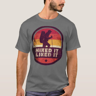 Camiseta Lá Fora, Ele Gostou Do Hiker Caminhando1