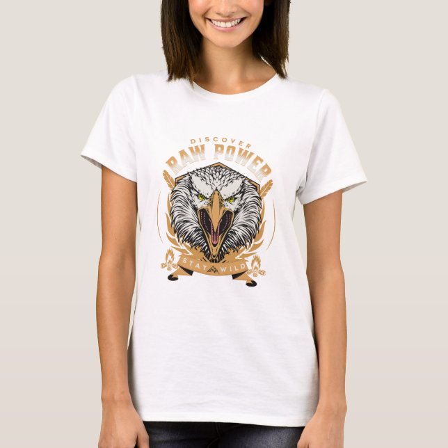 Camiseta La Force Brute Citation Inspiration Message Phrase (Frente)