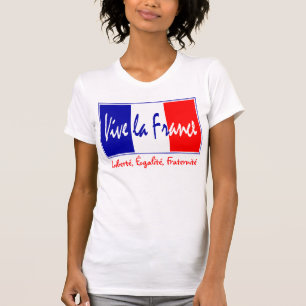 Camiseta La France - Liberté de Vive, Égalité, Fraternité