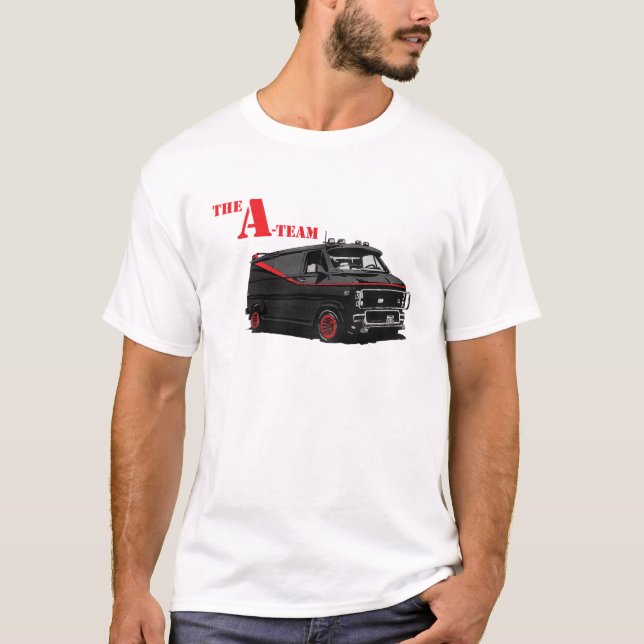 Camiseta La furgo del equipo A (Frente)