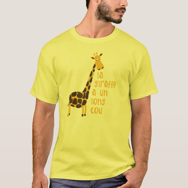 Camiseta la giraffe a un long (Frente)