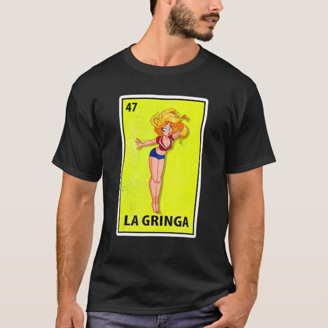 Camiseta La Gringa Mexicana Parody Lottery (Frente)
