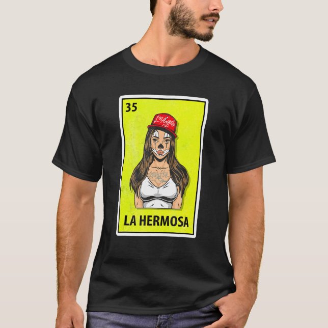 Camiseta La Hermosa Mexicana Parody Lottery (Frente)