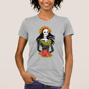 Camiseta La ilustrado Catarina para o dia do morto