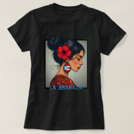 Camiseta La Jibaraza 14 – Jíbara Porto-Riquenha • Boricua