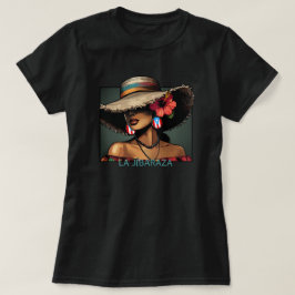 Camiseta La Jibaraza 8 – Jíbara Porto-Riquenha • Boricua
