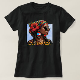 Camiseta La Jibaraza 9 – Jíbara Porto-Riquenha • Boricua