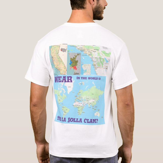 Camiseta La Jolla CLAM DIP t-Shirt (Verso)