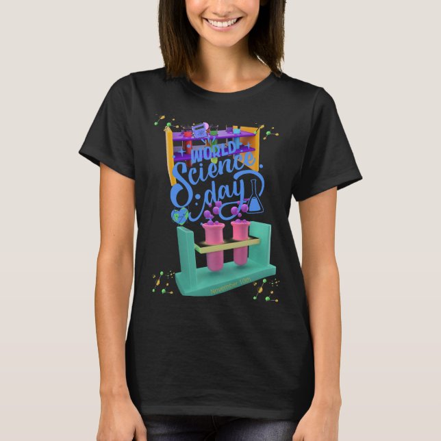 Camiseta la Journée mondiale de la science  (Frente)