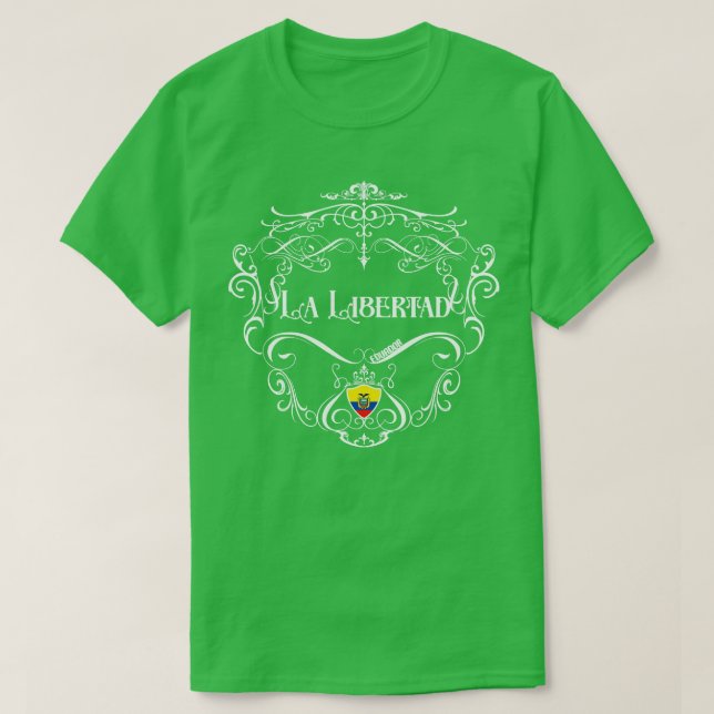 Camiseta La Libertad Vintage design 1 (Frente do Design)