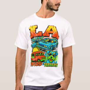 Camiseta La Los Angeles Tráfego Tacos E Terriers