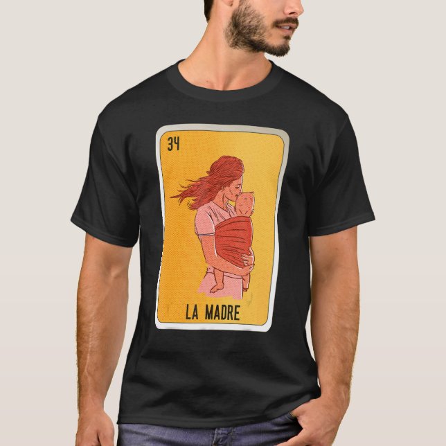 Camiseta La Madre Mexicana Slang Lottery Bingo Cards (Frente)
