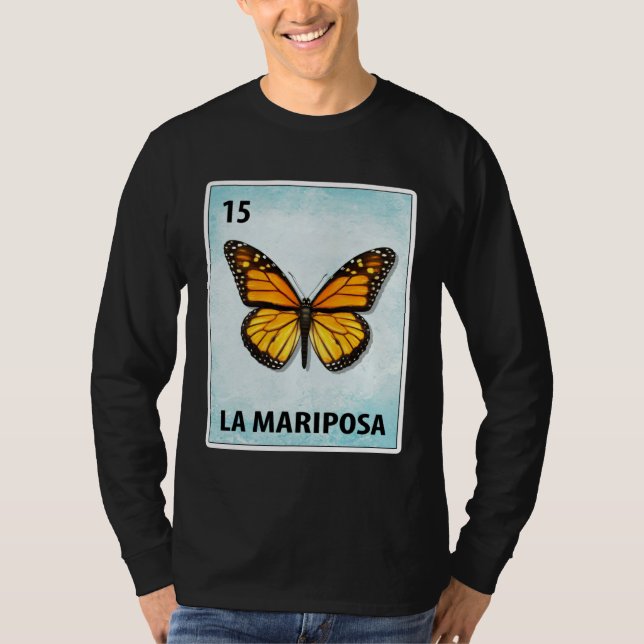 Camiseta La Mariposa Mexican Butterfly Cards (Frente)