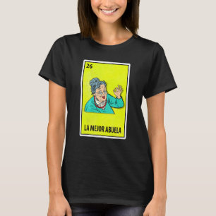 Camiseta La Mejor Abuela Mexicana Parody Lottery Avó
