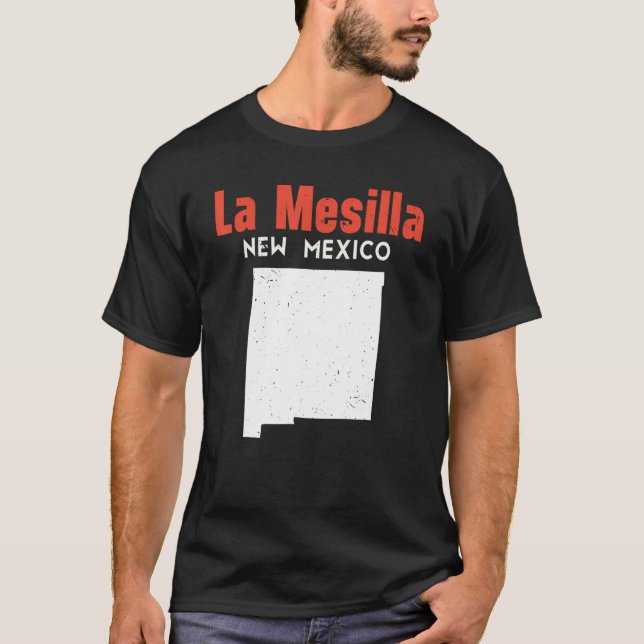 Camiseta La Mesilla Usa State America Viagem Novo Novo Méxi (Frente)