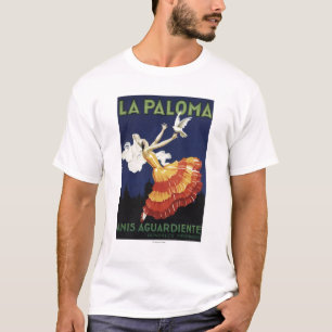 Camiseta La Paloma - promocional de Aguardiente dos Anis