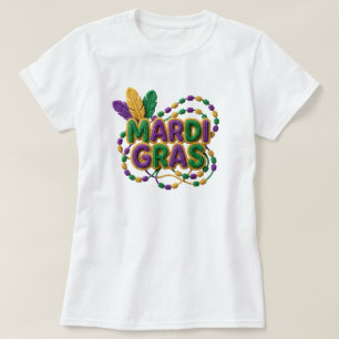 Camiseta Lã para Gancho de Travamento Mardi Gras, Lã Falsa