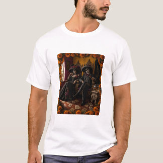 Camiseta La Pareja Calavera – Arte Gótico