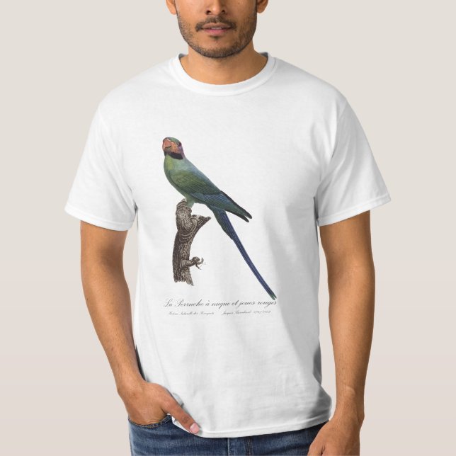 Camiseta La Perruche a nuque et joues rouges (Frente)