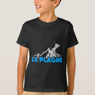 Camiseta La Plagne Skiing Snowboard França Resort Distrital