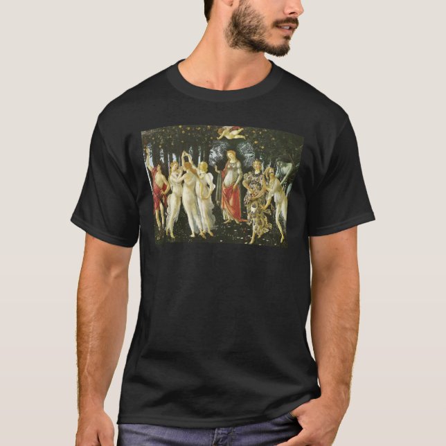 Camiseta La Primavera por Sandro Botticelli (Frente)