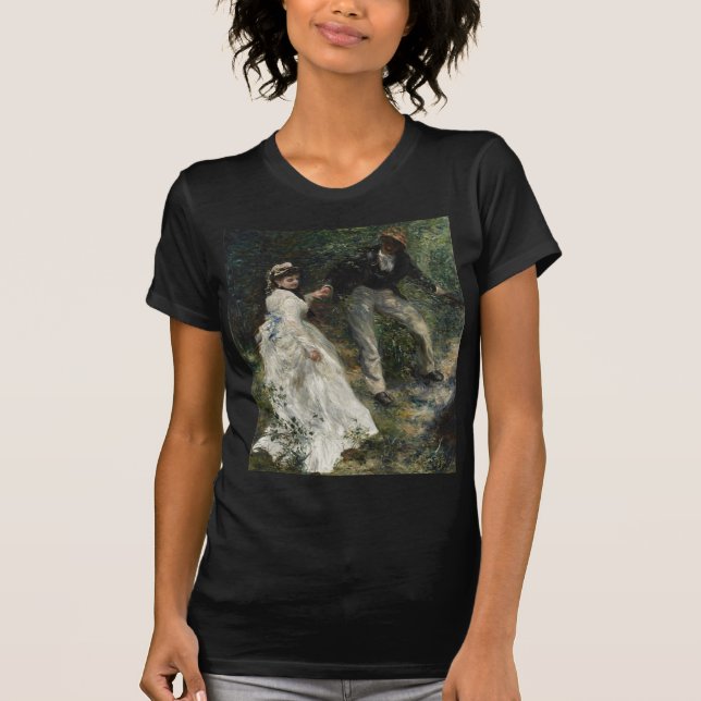 Camiseta La Promenade Renoir Casal Andando Pintura (Frente)