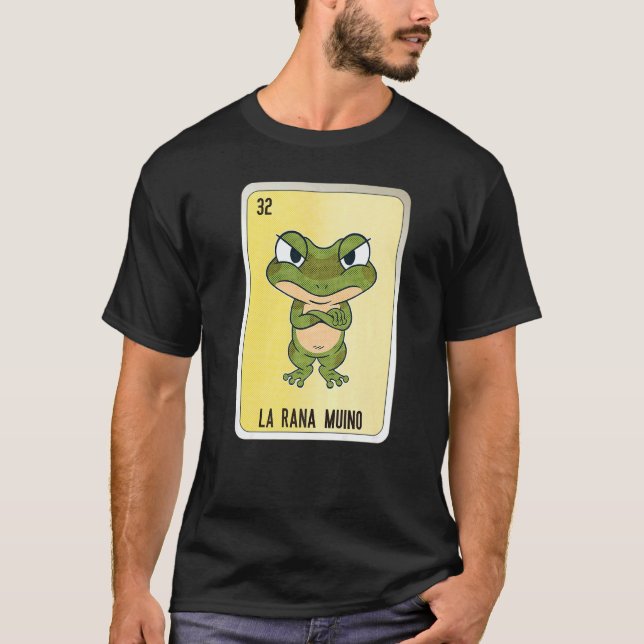 Camiseta La Rana Muino Mexican Slang Lottery Bingo Cards   (Frente)