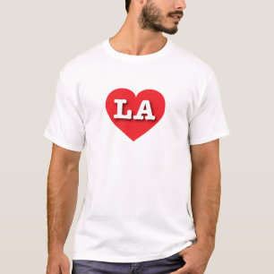Camiseta LA Red Heart - Grande Amor