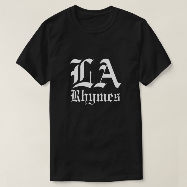 Camiseta LA Rhymes T-Shirt (Frente do Design)