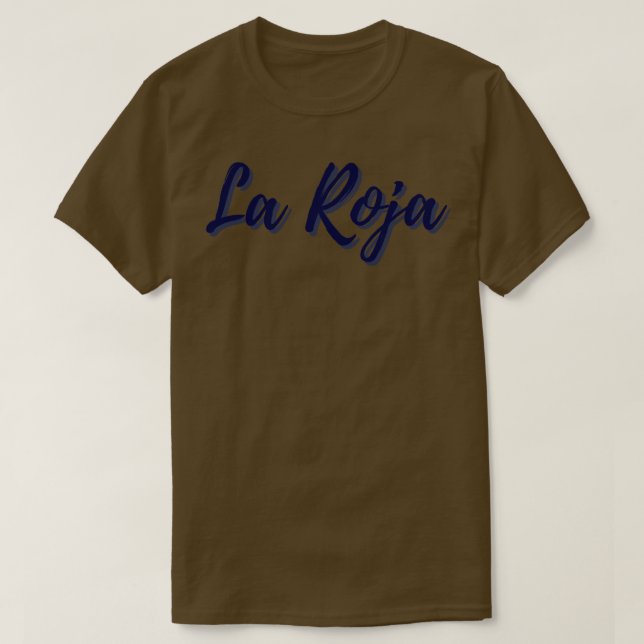 Camiseta La Roja Blue Design (Frente do Design)