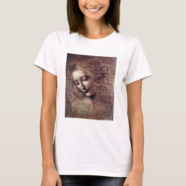 Camiseta La Scapigliata - da Vinci - c1508 (Frente)