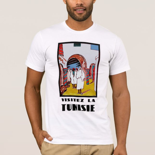 Camiseta La Tunisie de Visitez (Frente)