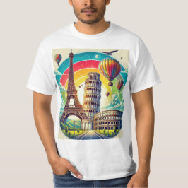 Camiseta La vida es corta, el mundo es grande: Viaja mas