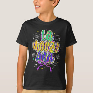Camiseta La Weezy Ana Mardi Gras Fat Terça-feira Coquette