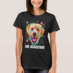 Camiseta Lab Assistant Labrador Retriever Cachorro Respira