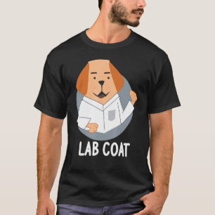 Camiseta Lab Casaco Labrador Dog Pun Science Scientist