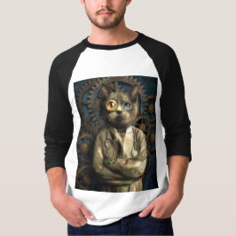 Camiseta Lab Cat Steampunk T-Shirt