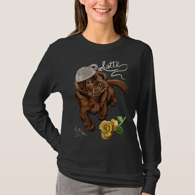 Camiseta Lab Chocolate Latte (Frente)