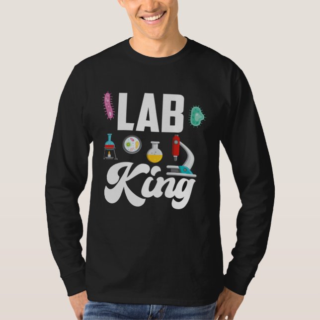 Camiseta Lab King Male Microbiologist (Frente)