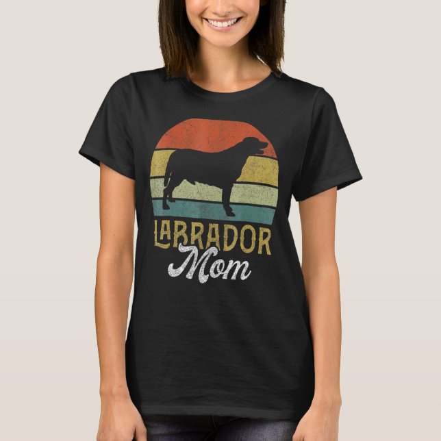 Camiseta Lab Labrador Mama Melhor Laboratório Mãe Alguma Ve (Frente)