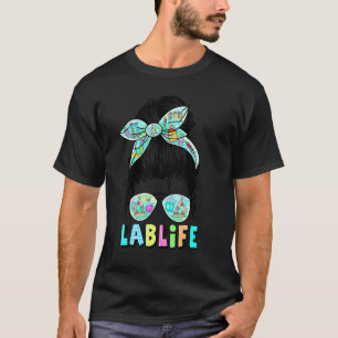 Camiseta Lab Life Messaging Bun Sunglass Laboratory Technic